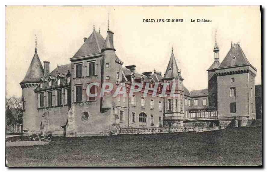 Dracy-les-Couches — Le Château — Éditeur anonyme, n° de série non visible