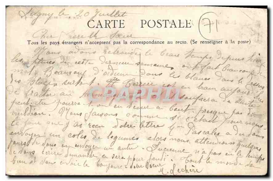 Lugny (S.-à-L.) — Vue Générale — Lémonon-Ducoiné, Edit. Mâcon — Rückseite