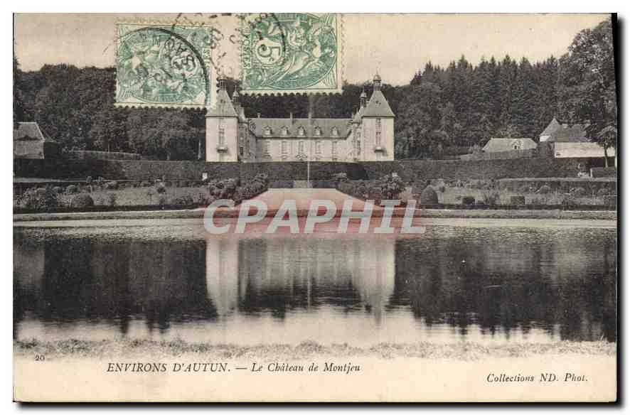 Umgebung von Autun — Schloss Montjeu — Collections ND. Phot.
