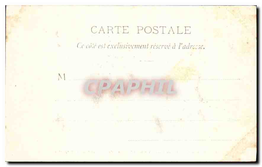 CPA St Leger sous Beuvray Mont Beuvray Chapelle et Croix de St Martin — Verso