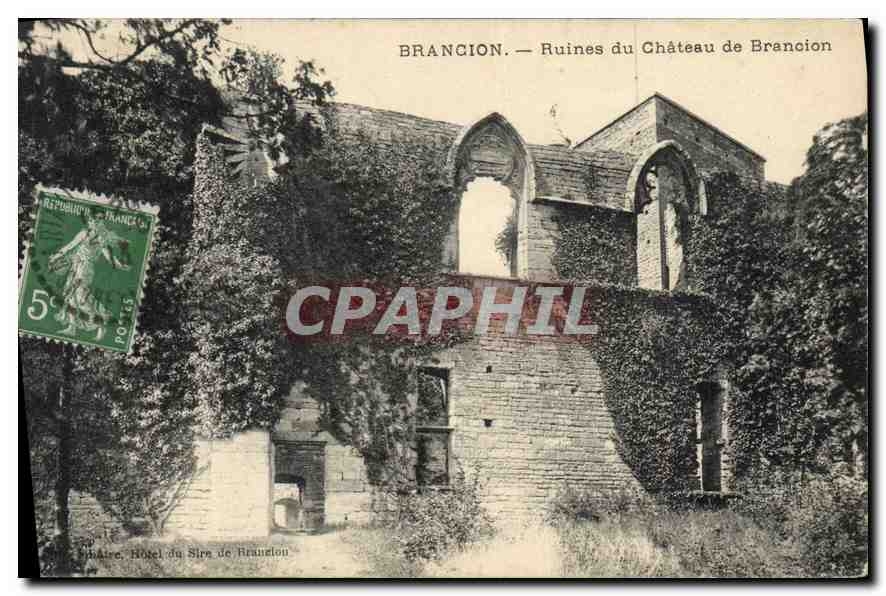 Brancion — Ruines du Château de Brancion — Hôtel du Sire de Brancion