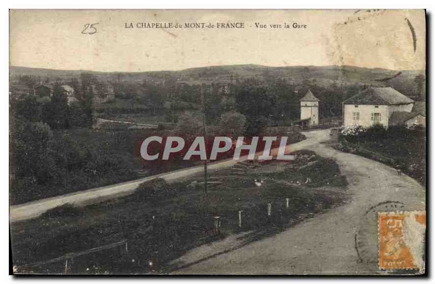CPA La Chapelle du Mont de France Vue vers la Gare 