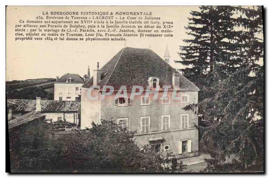 La Cour de Julienne - Lacrost — Environ de Tournus — CPAPHIL
