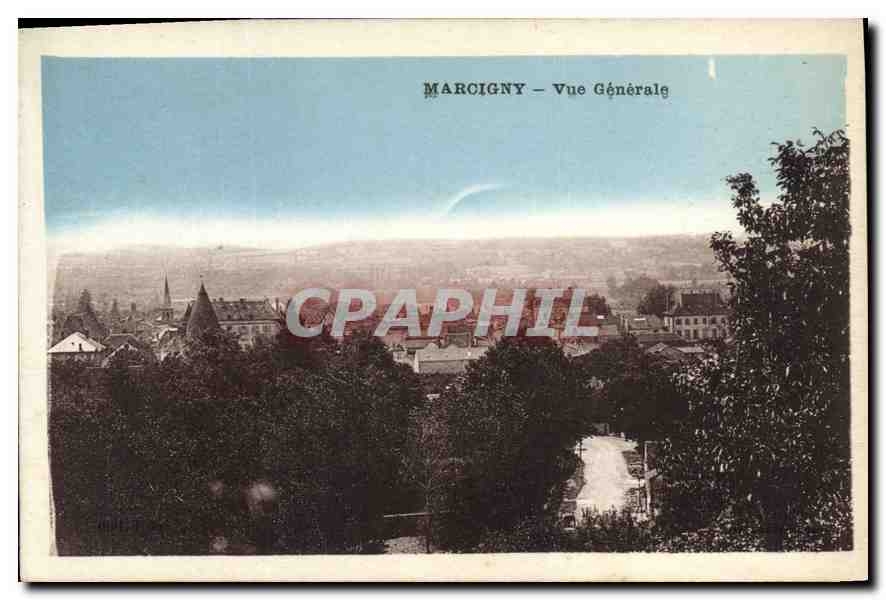 Marcigny — Vue Générale — CPAPHIL - Anverso