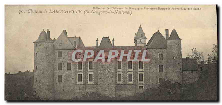 Château de Larochelette — Saint-Gengoux-le-National — Collection des Châteaux de Bourgogne, Phototypie Bourgeois Frères, Chalon-sur-Saône