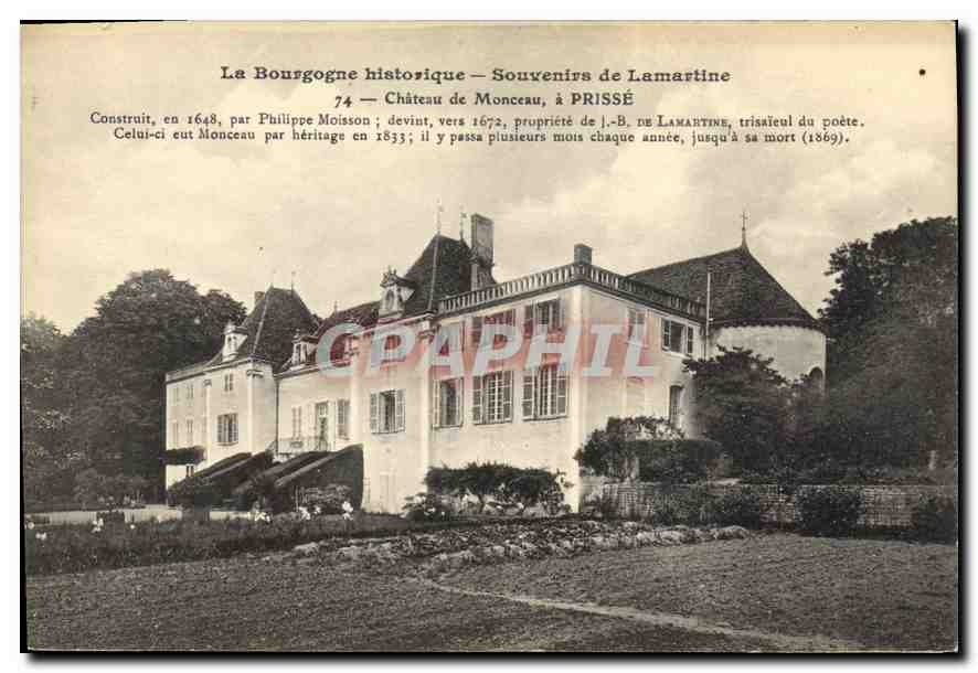 Château de Monceau — Prissé — Éditeur P. Charvet
