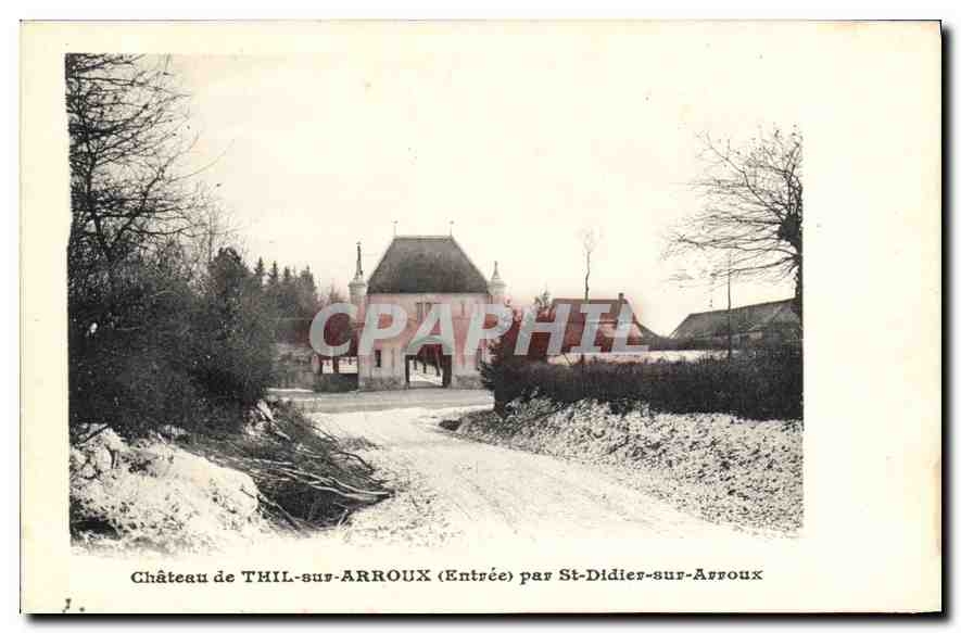 Château de THIL-sus-ARROUX — Entrée par St-Didier-sur-Arroux — éditeur non visible