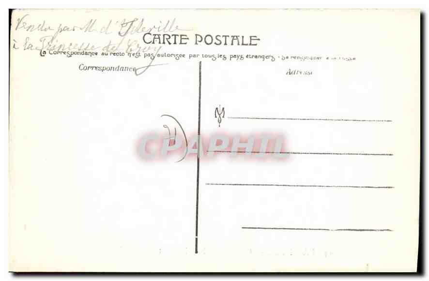 Palinges — Château de Digoine (côté du Parc) — J.C. AUTUN — Verso