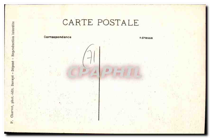 CPA Le Maconnais Illustre Vergisson Le Col de Roncevaux  — Verso
