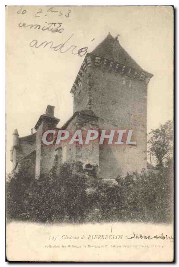 Château de PIERRECLOS — Jatine et Voire — Collection des M. Alaux, Bonneville, France - Anverso