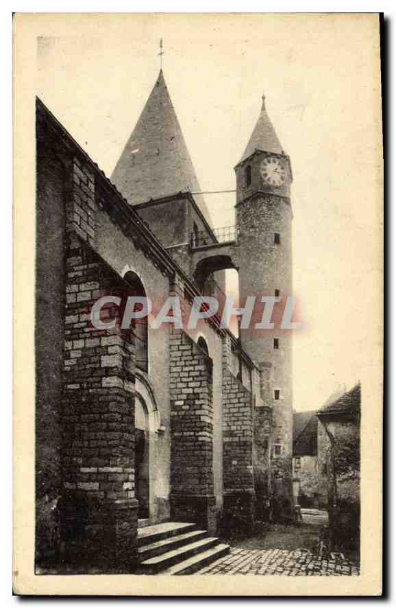 Buxy (S.-&-L.) — Tour du Clocher et de l'Horloge — Éditeur M.F. Bourdon-Dialon-S-8