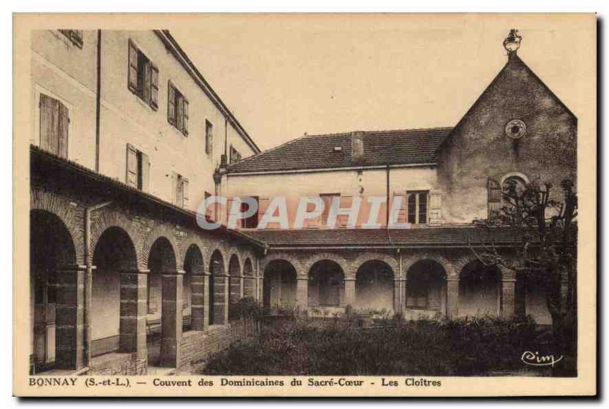 CPA Bonnay S et L Couvent des Dominicaines du Sacre Coeur Les Cloitres 
