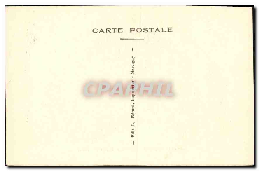 CPA Anzy le Duc Porte de l'Anxien Prieure XI siecle  — Verso