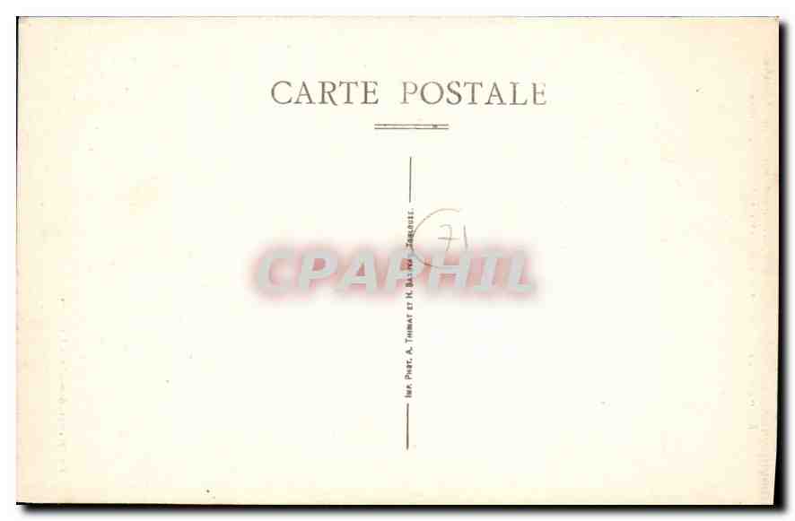 CPA Montmort Fosses et Pont Levis du Chateau ZVI siecle  — Back