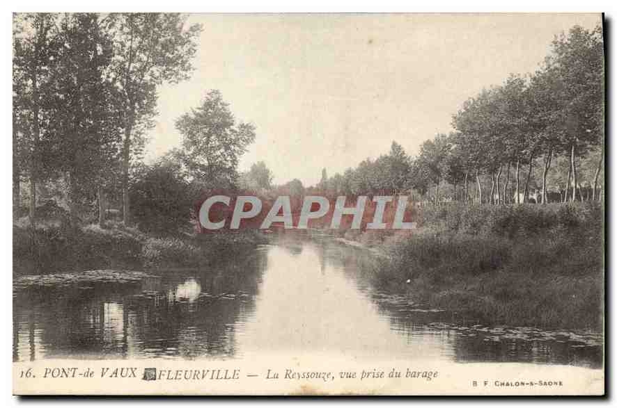 CPA Pont de Vaux Fleurville La Reyssouze vue prise du barage 