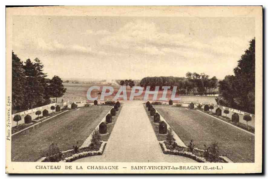 CPA Chateau de la Chassagne Saint Vincent les Bragny S et L