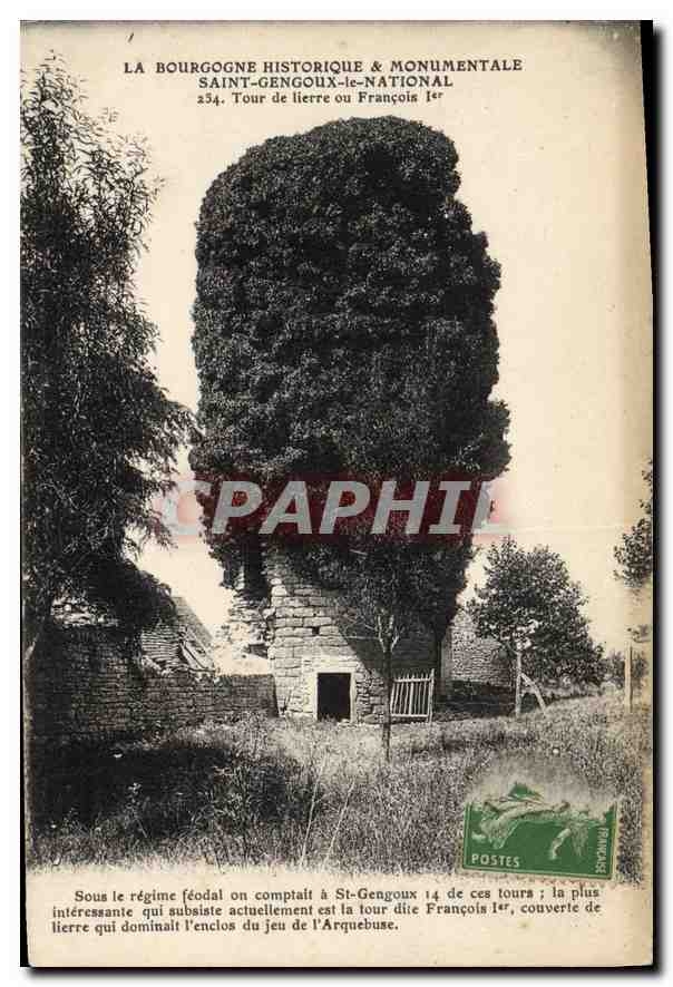 CPA La Bourgogne Historique & Monumentale Saint Gengoux le National Tour de lierre ou Francois 