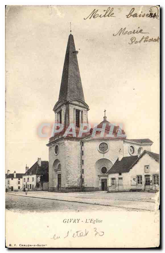 CPA Givry L'Eglise