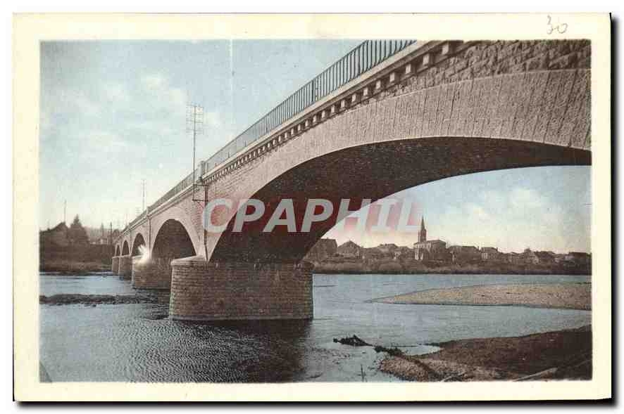 Pont sur la Loire — Marcigny — éditeur M. Bouchard, n° 310