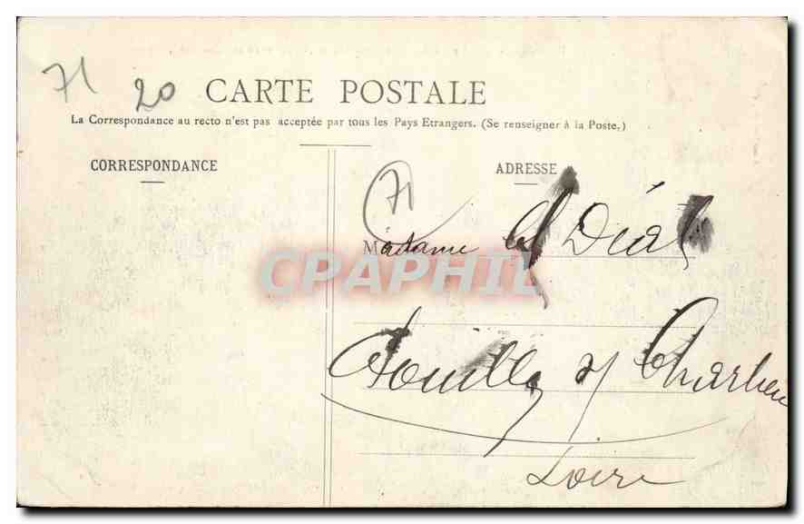CPA Mussy Sous Duns S et L Le Viaduc  — Rückseite