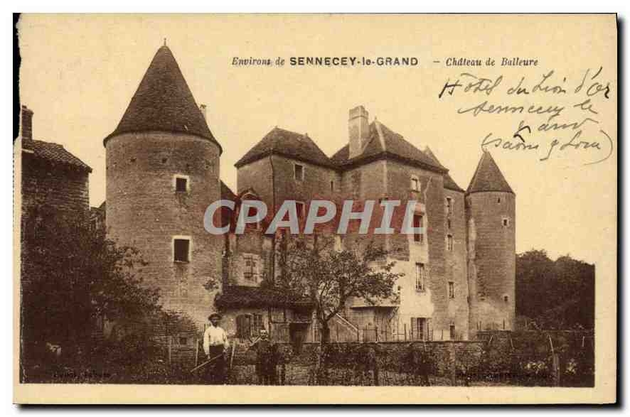 Château de Balleure — Environs de SENNECEY-le-GRAND — éditeur non visible