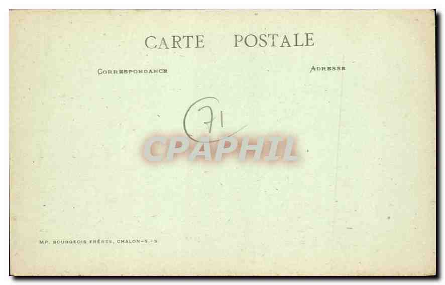 St-Maurice-les-Châteauneuf — Filatura di Crins — E. T. Chunny — Verso