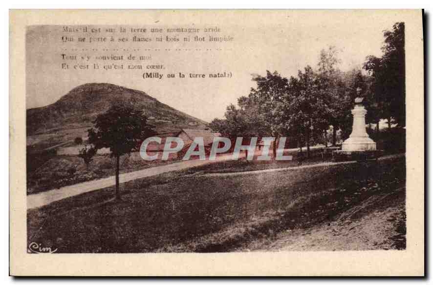Milly-lamartine — Le Montard — Buste de Lamartine — Éditeur Cim