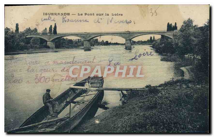 CPA Iguerande Le Pont sur La Loire 