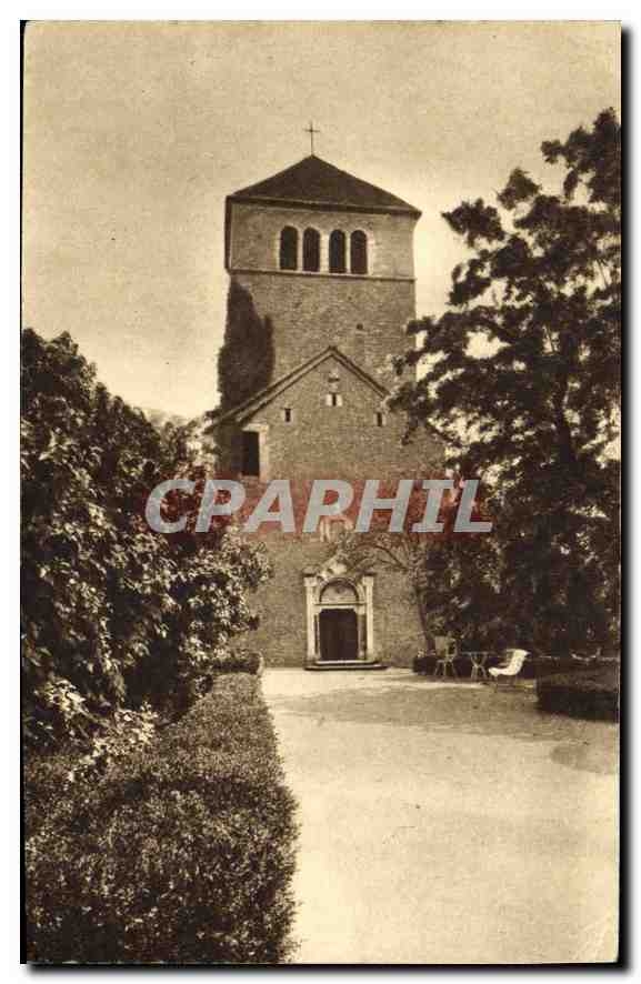 CPA Pierreclos S et L Chapelle du Chateau romane 