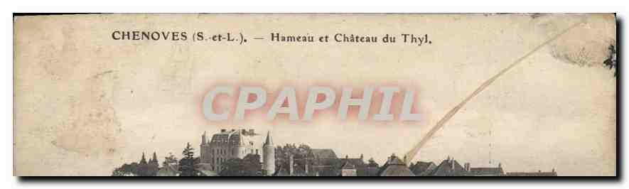Chenovès (S.-et-L.) — Hameau et Château du Thyl