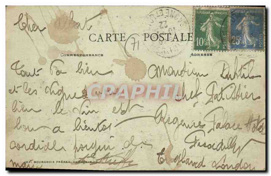 Chenovès (S.-et-L.) — Hameau et Château du Thyl — Reverso