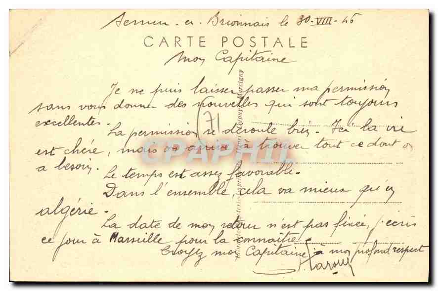 Marcigny (S.-et-L.) — La Vallée de Semur, une des plus belles de la région et, au sommet abrupt, l'ancienne et curieuse cité de Semur-en-Brionnais — Henri Dupuy, éditeur — Rückseite