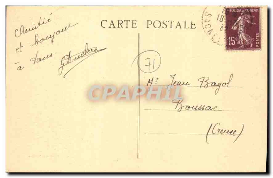 ST-YAN - Sur les bords de l'Arconce. Un bon coin pour le Gardon — Rückseite