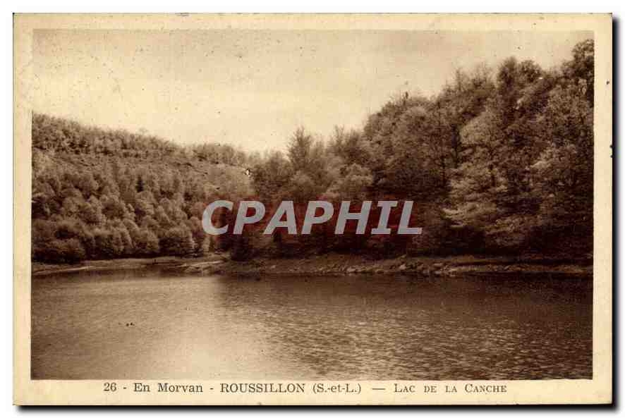 CPA En Morvan Rousillon S et L Lac de la Canche 