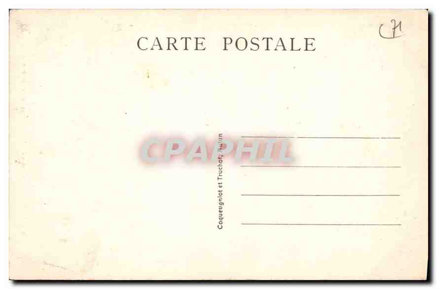 CPA Toulon sur Arroux Pont du chemin de fer sur l'Arroux et le Gourmandoux  — Rückseite