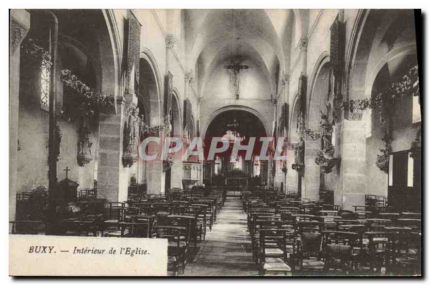 CPA Buxy Interieur de l'Eglise 