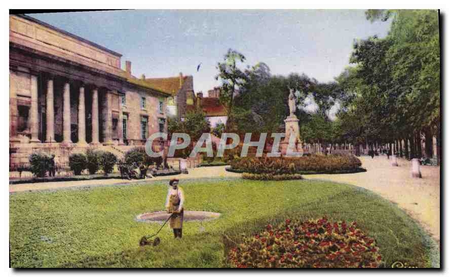 CPA Chalon sur Saone S et L Square du Palais de Justice 