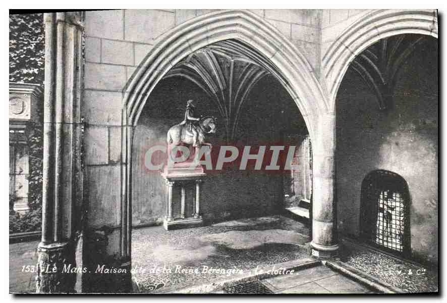 Le Mans. Maison de la Reine Bérengère - Le cloître — A. Y. & Cie