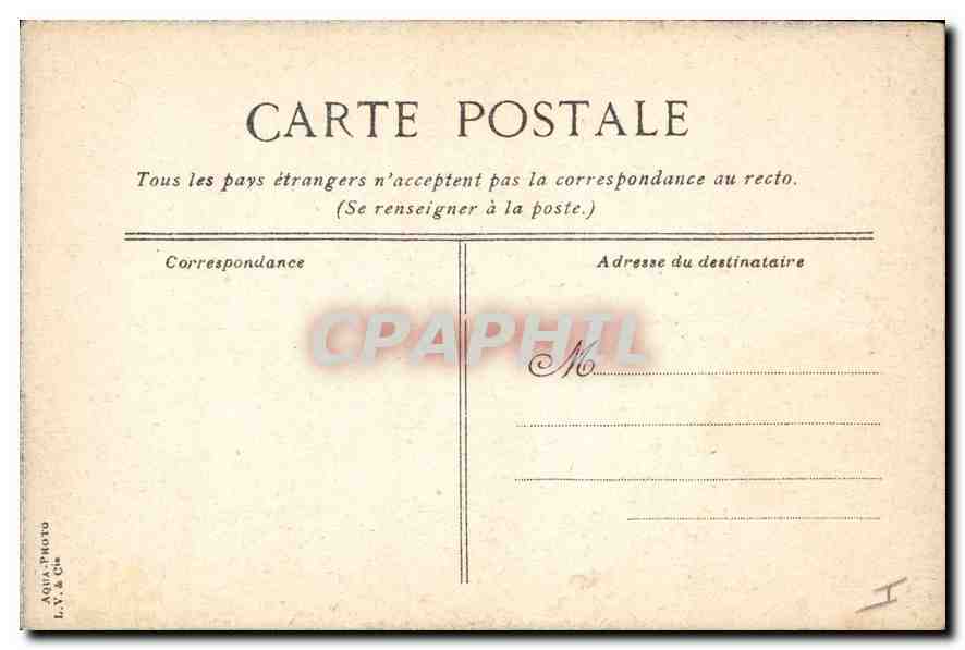 CPA Le Mans Maison dite de la Reine  — Rückseite