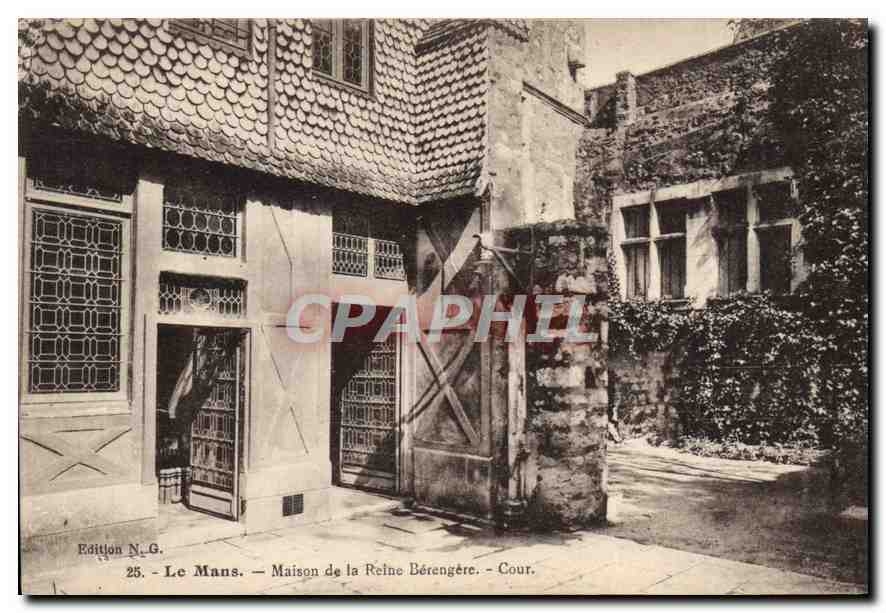 Le Mans — Maison de la Reine Bérengère — Cour — Édition N.G. n°25