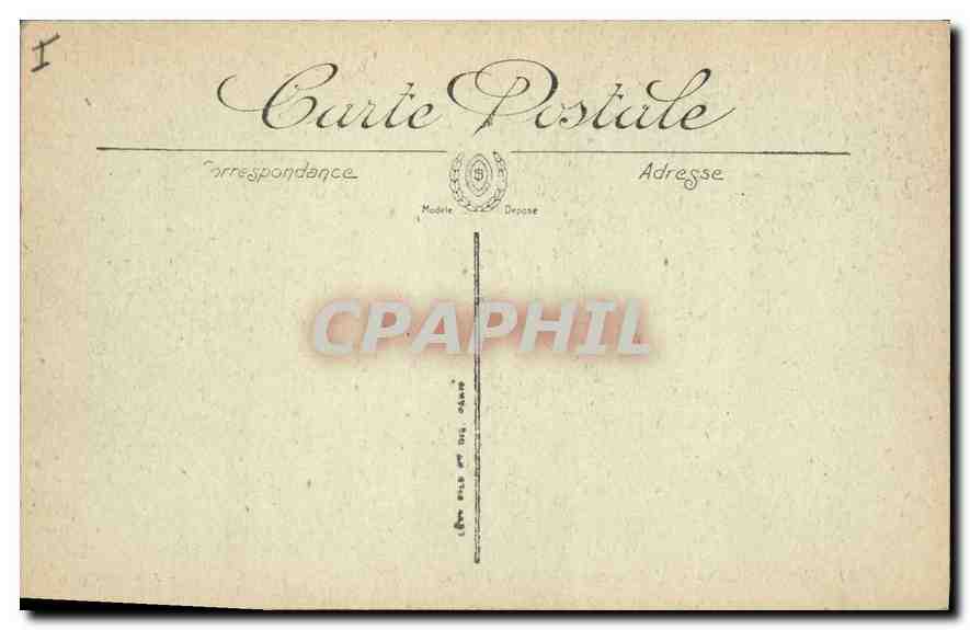 CPA Le Mans Le Jardin des Plantes Le Lac  — Verso