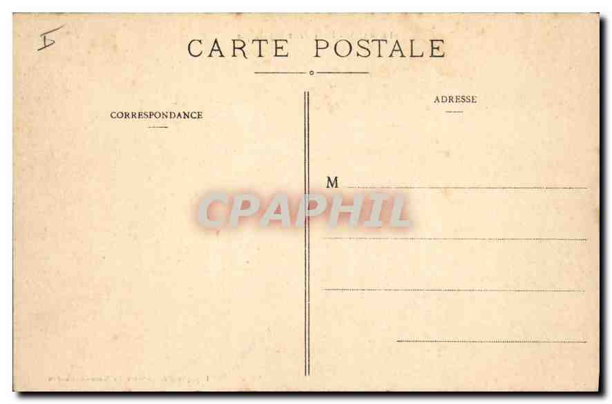 CPA Le Mans Place de la Republique  — Rückseite