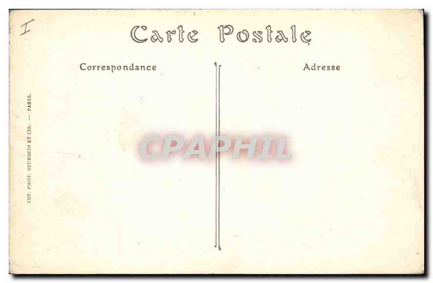 CPA Le Mans Escalier monumental et Maison Scarron  — Rückseite