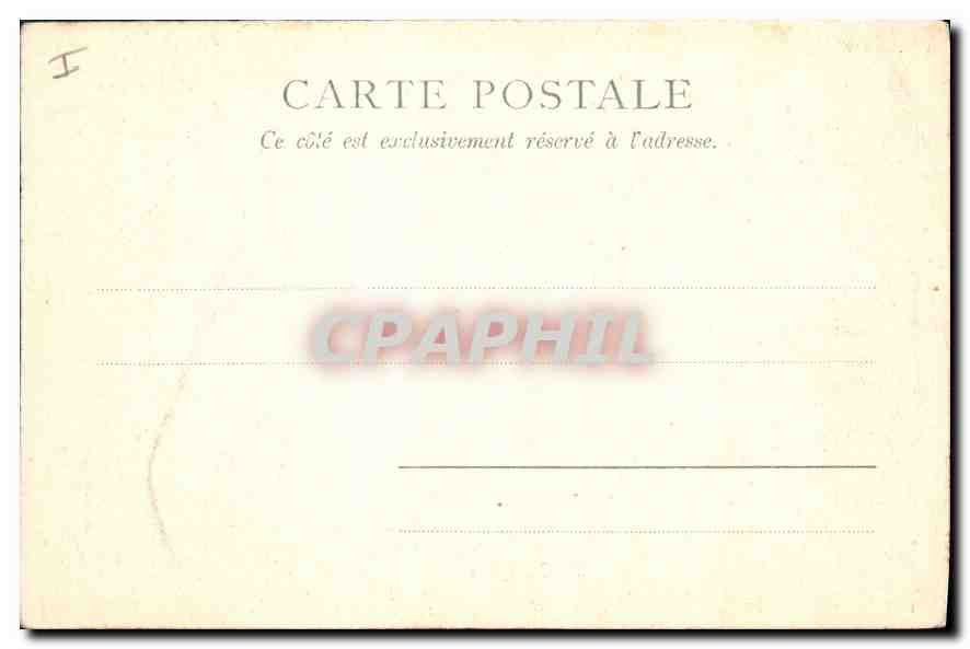 CPA Le Mans La Cathedrale  — Verso