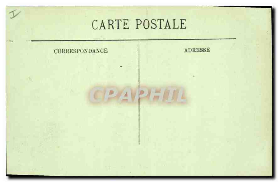 CPA Le Mans Le Monument de Chanty L'Attaque Militaria — Rückseite