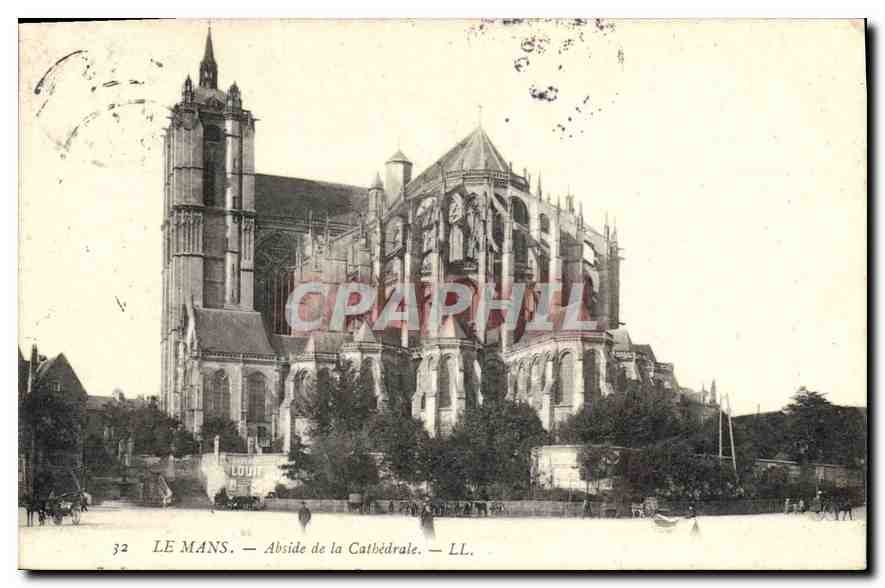 Le Mans — Abside de la Cathédrale — LL. n°32