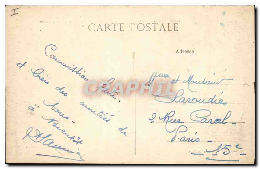 CPA Le Mans Place du Chateau L'Eveche  — Rückseite