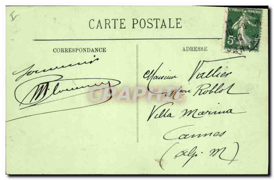 CPA Le Mans Le Monument de Pontlieue  — Rückseite