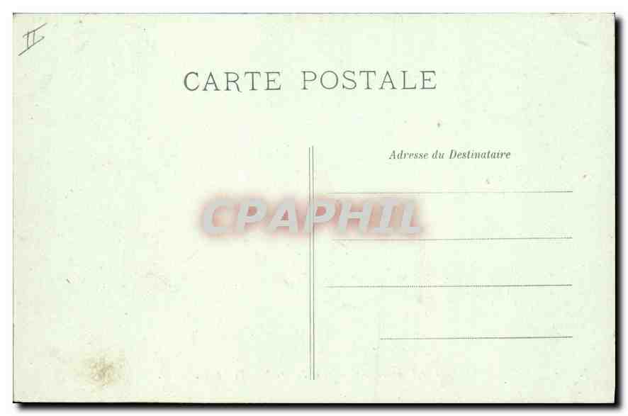 CPA Le Mans Notre Dame de la Couture et Square de la Prefecture  — Rückseite