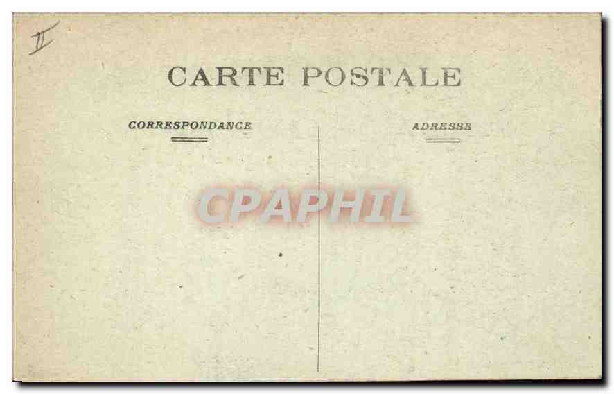 CPA Le Mans Pont en X construite en 1898 pour le passage des Tramways a vapeur  — Verso
